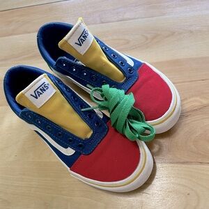 Kids Vans Yacht Club Old Skool  Color-block Youth Sz 2 Unisex Skate Shoes